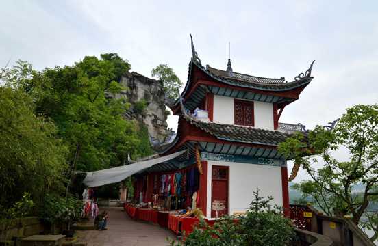 重庆石宝寨景物图片