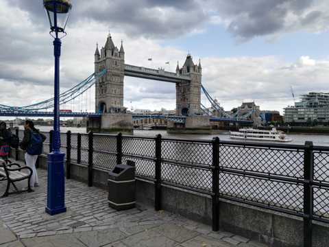 英国伦敦塔桥景色图片