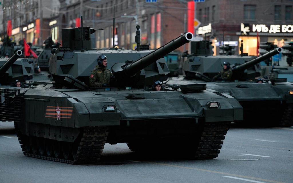 排练,坦克,莫斯科,armata,t-14,阅兵式