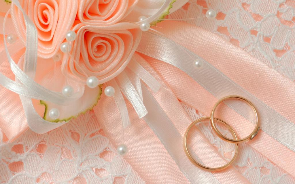 鲜花,婚礼,订婚戒指,弓,宏