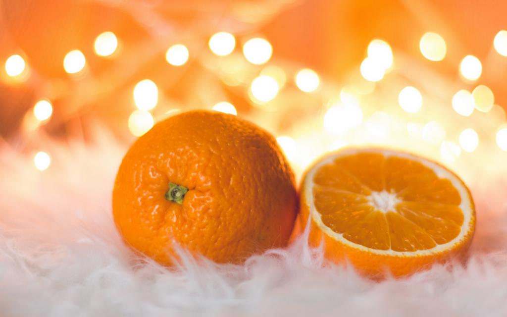 橘子,橙,水果,食品,心情,新的一年,毛皮,散景,组成,圣诞节,假期,柑橘