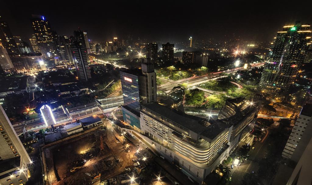 印尼夜景图片