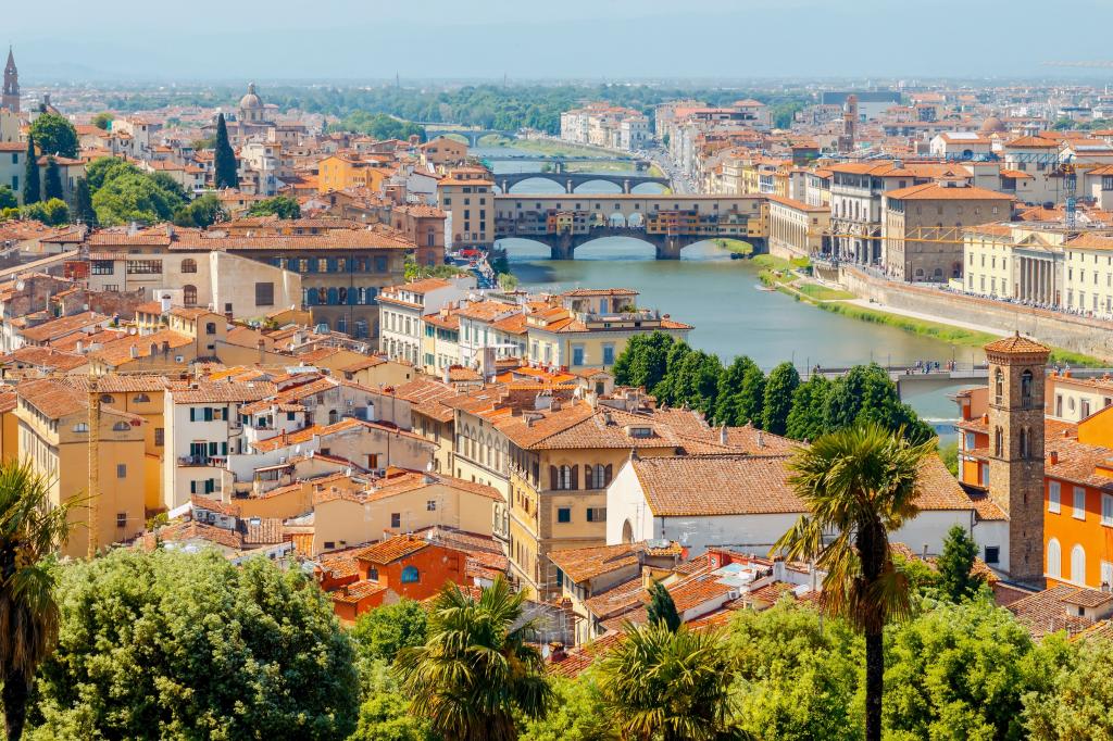 意大利,旅游,欧洲,全景图,佛罗伦萨,城市,城市,城市景观,查看,佛罗伦萨,意大利