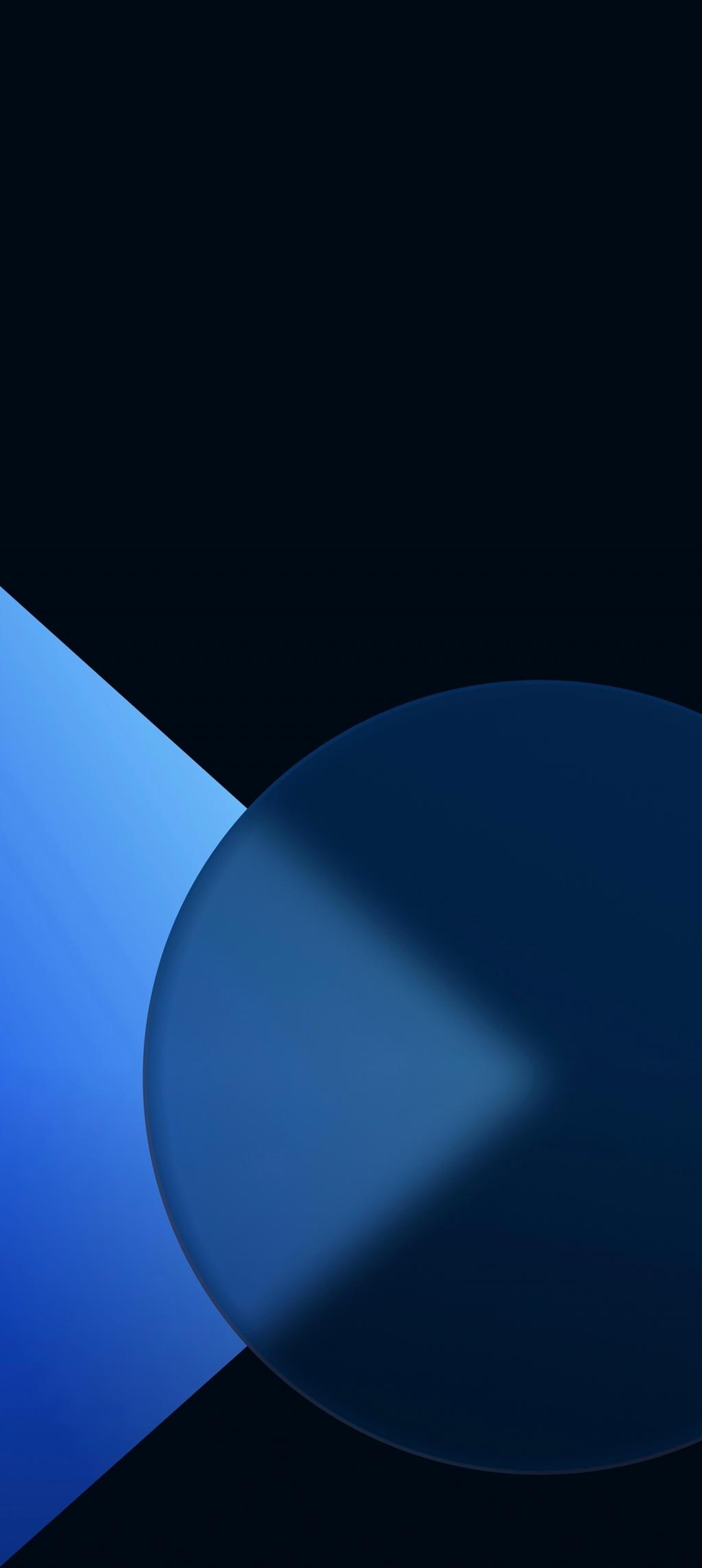 iphone14概念版蓝色壁纸,高清图片,简约