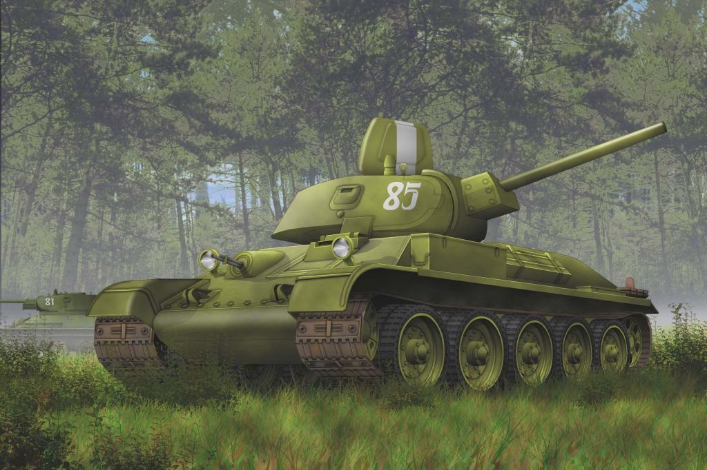坦克,T-34-76,,森林,二战