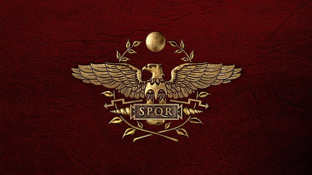红色,徽章,帝国,罗马,背景,罗马,皮革,符号