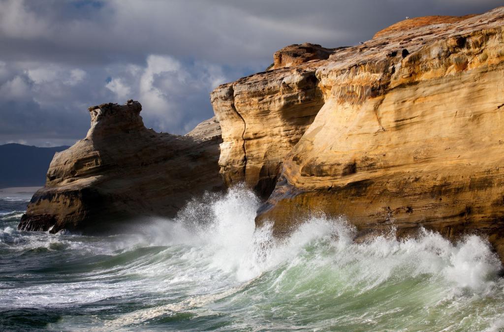 海,波浪,岩石,冲浪,自然,岩石,元素