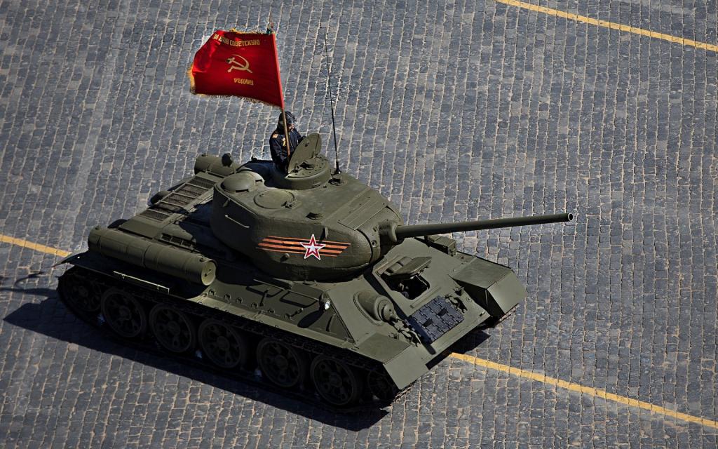 T-34-85,假日,胜利日,,平均,红场,坦克,游行
