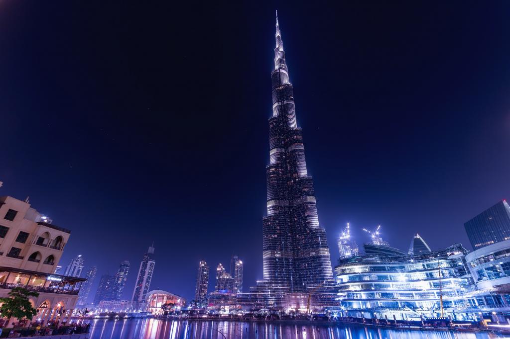 burj khalifa迪拜风景摄影高清壁纸