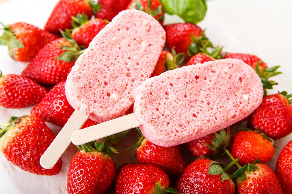 冰淇淋,草莓,糖果,甜点,甜点,冰淇淋,甜,夏天,草莓,浆果
