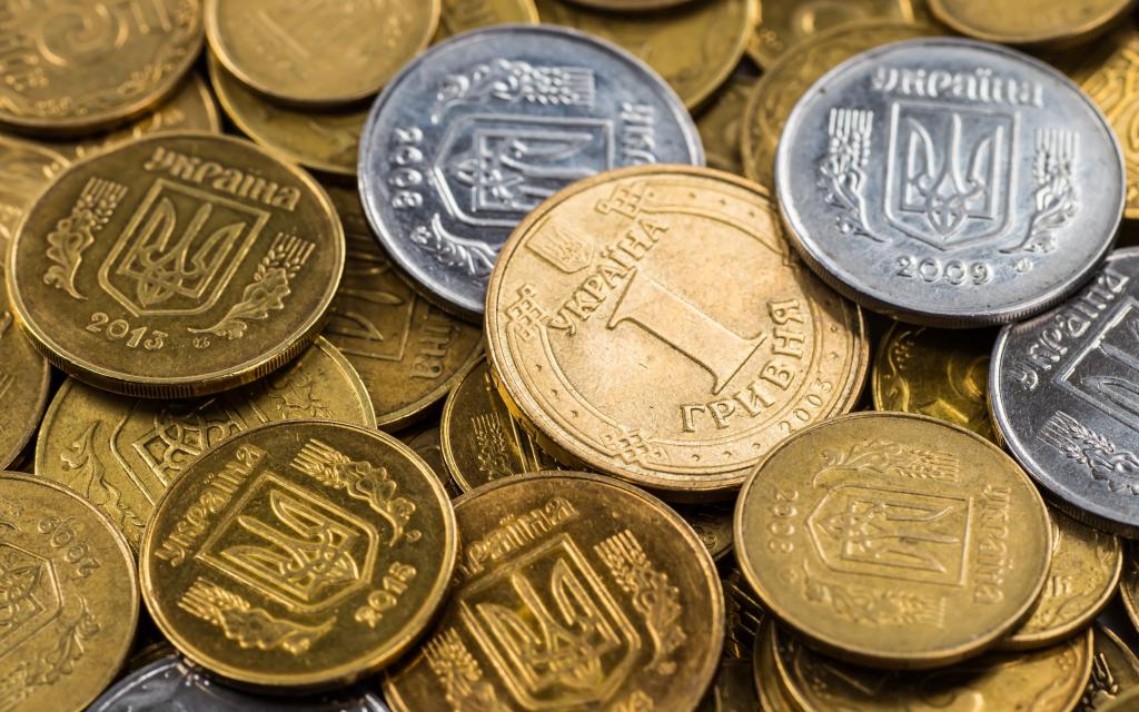 货币,硬币,乌克兰,钱,三叉戟,格里夫纳汇率