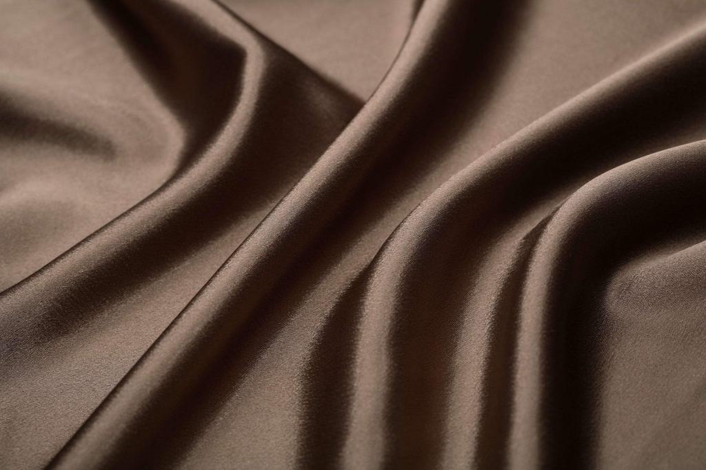 褶皱,丝绸,质地,织物,棕色