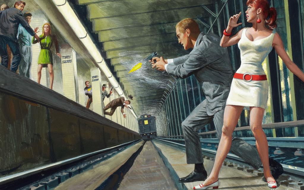枪战,火车,科比片,地铁
