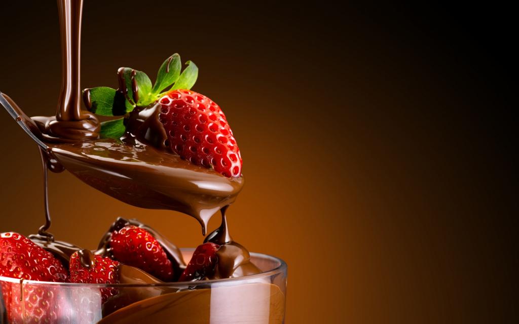 巧克力覆盖的草莓,甜,甜,甜点,甜点,巧克力覆盖的草莓
