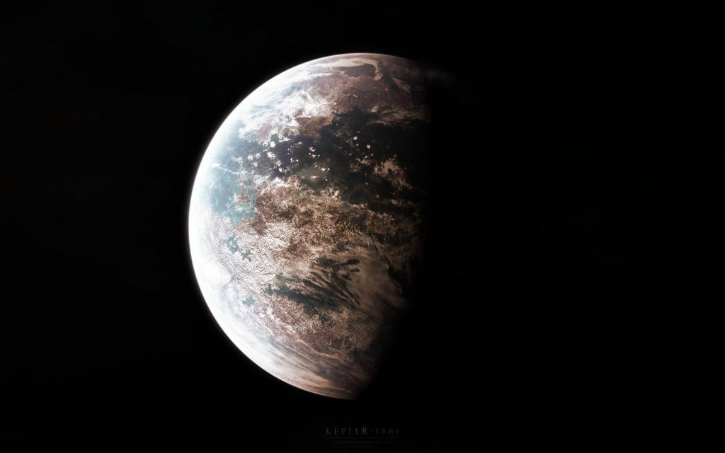 壁纸海洋,系外行星,开普勒-186 f,大气