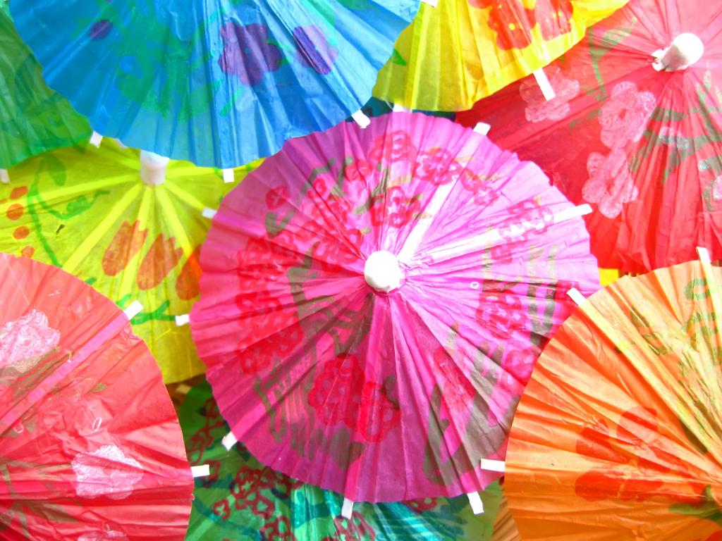遮阳伞,丰富多彩,鸡尾酒,鸡尾酒,质地,纹理,多彩,遮阳伞