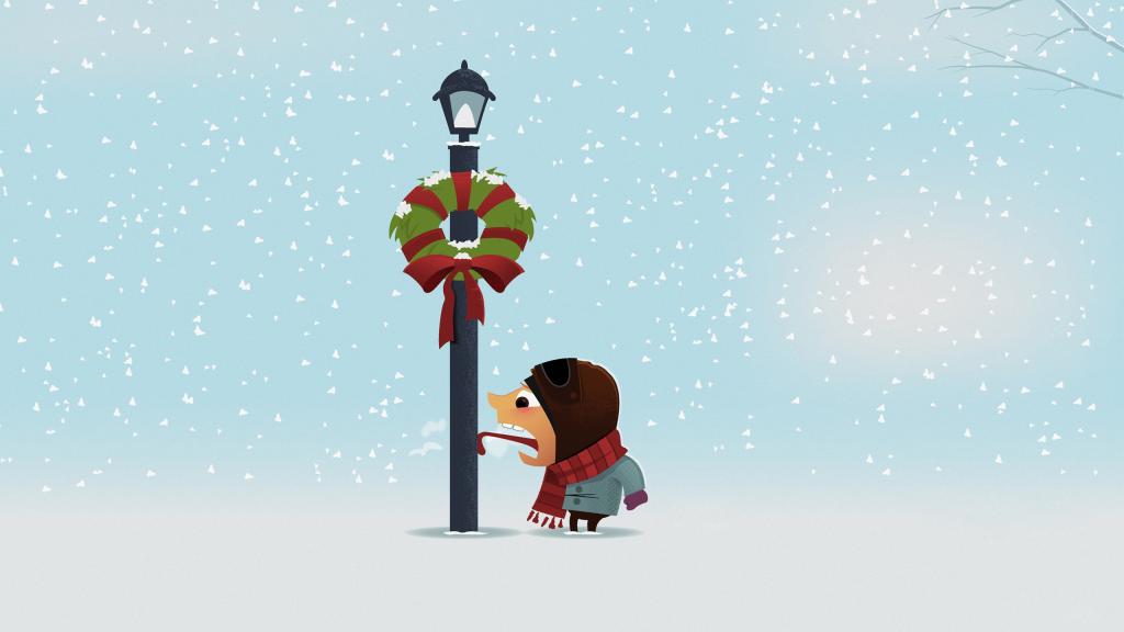 圣诞快乐,冷,雪,冬天,圣诞节,新年,人,新年,冷冻,灯笼,后,语言