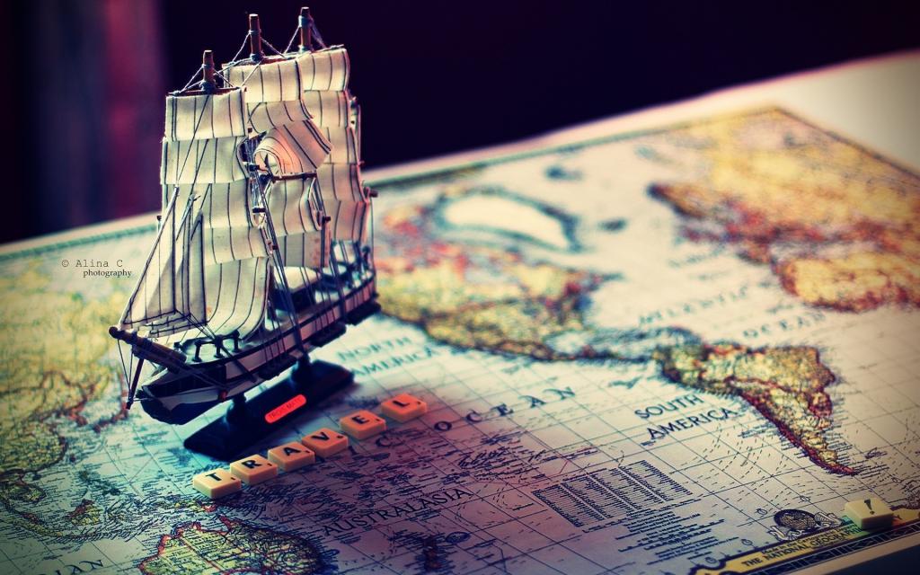 船,船,单词,旅程,船,心情,心情,旅行,模型,地图