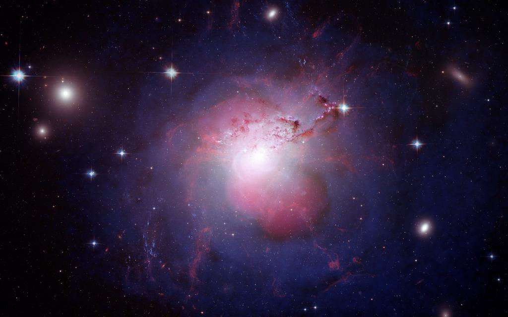 空间,星系NGC 1275,星星,星系