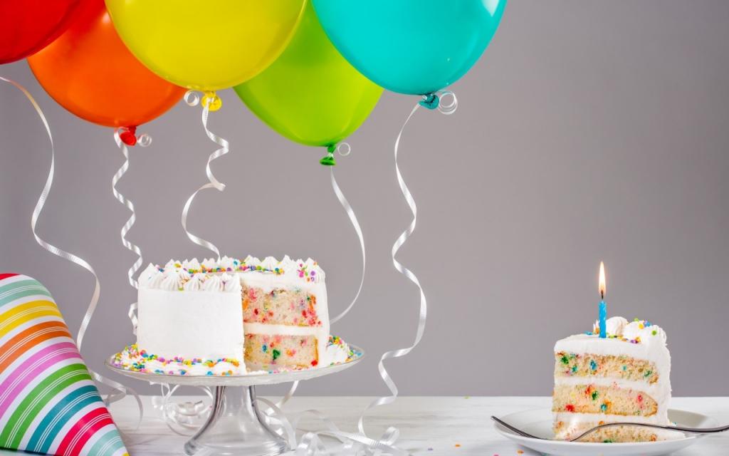 壁纸蛋糕,生日,蛋糕,蜡烛,气球,多彩,庆典,装饰,生日快乐,气球