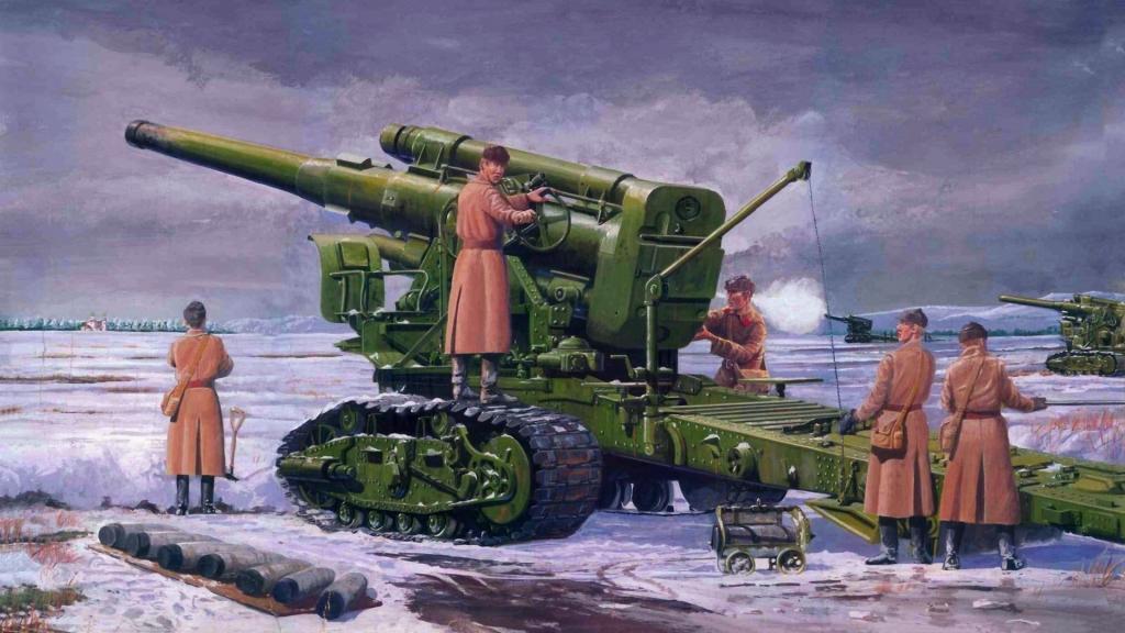 4毫米,B-4,203,8英寸,战斗,计算,力量,口径,榴弹炮,大,,领导