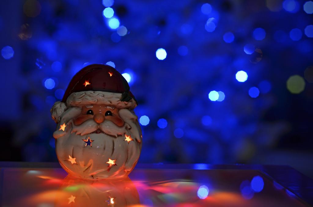 玩具,新年,假期,散景,新年,圣诞节,蜡烛,圣诞节,圣诞老人