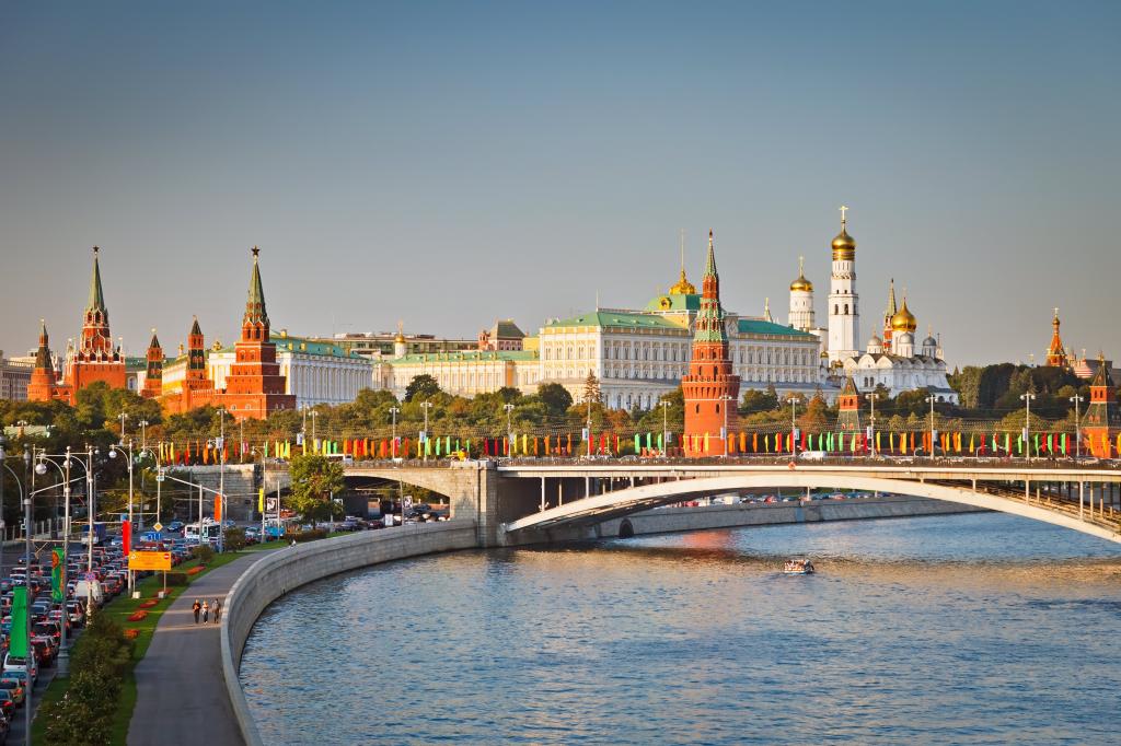 大桥,莫斯科,莫斯科,克里姆林宫,海滨长廊,莫斯科河