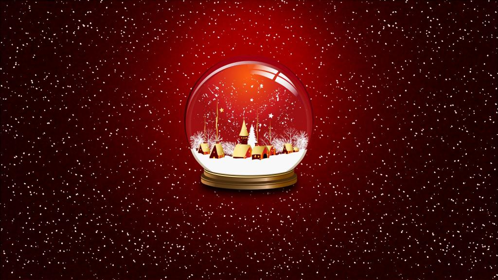 背景,新年,心情,节日,球,极简主义,冬天,圣诞节,玻璃球,雪