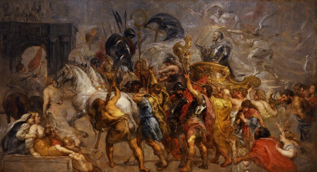 壁纸亨利四世凯旋进入巴黎,彼得保罗鲁本斯,彼得保罗鲁本斯,图片,历史