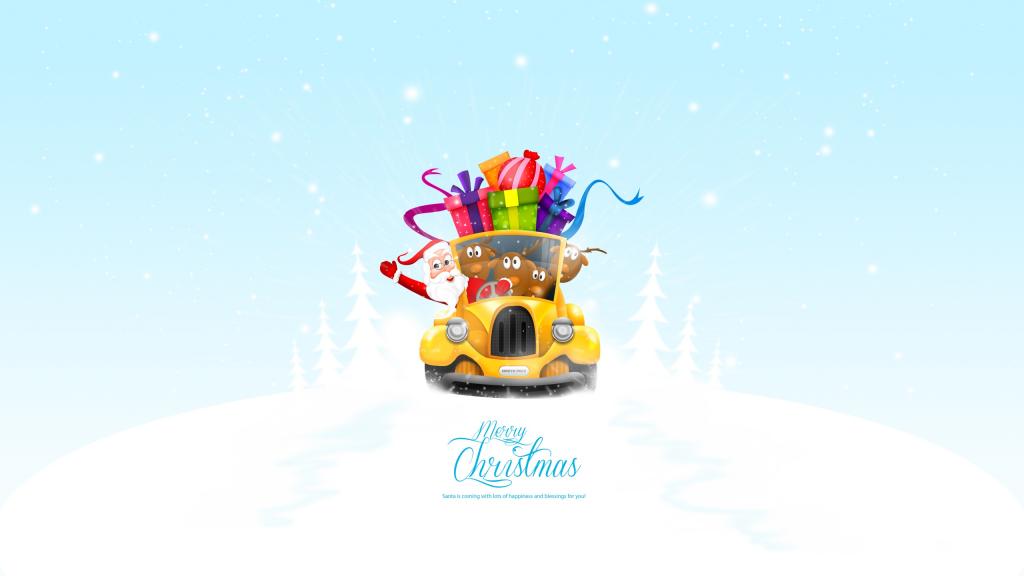 礼品,圣诞快乐,圣诞节,新年,新年,机器,圣诞老人,鹿