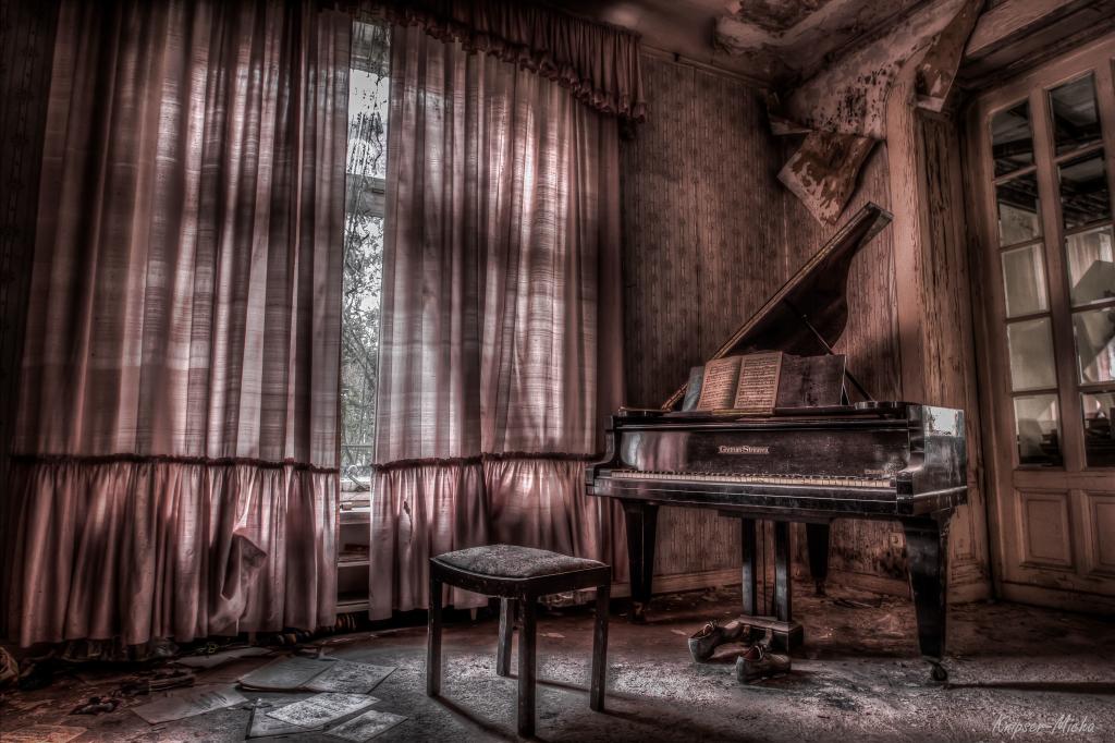 房间,钢琴,音乐