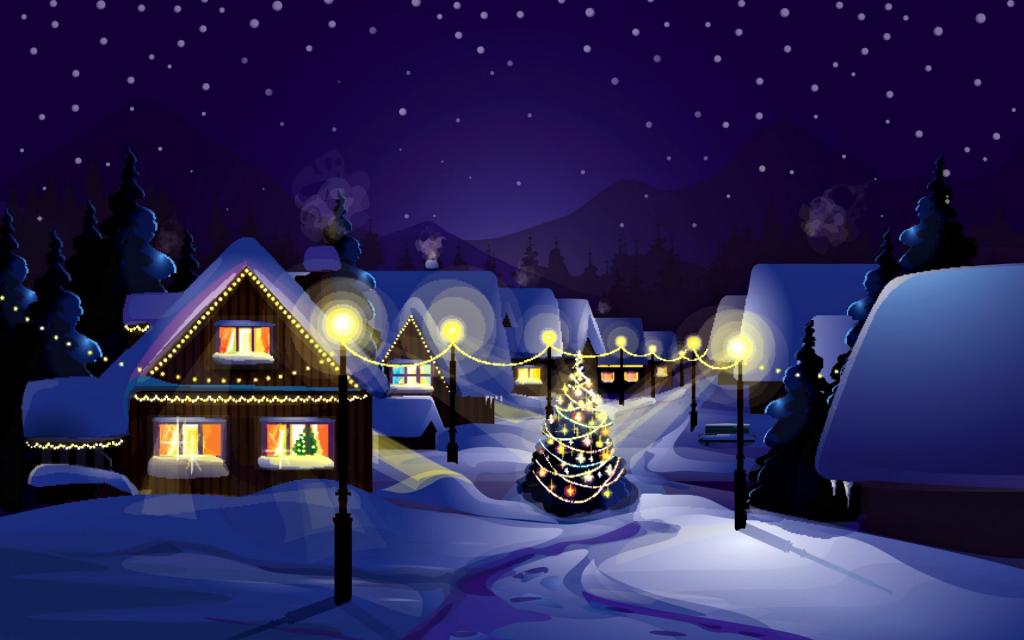 新年,假期,雪,冬天,性质,圣诞节,家,新年,树,圣诞节,夜,圣诞节,景观
