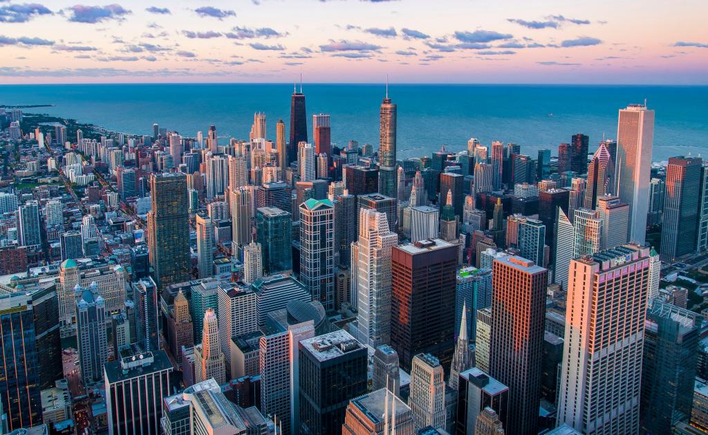 芝加哥楼群建筑图片