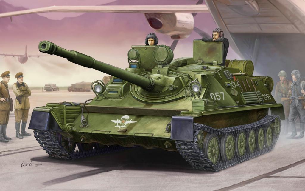 PT-76,机载,ASU-85,艺术,火炮,SAU,坦克,机场,,自走式,数据库,...