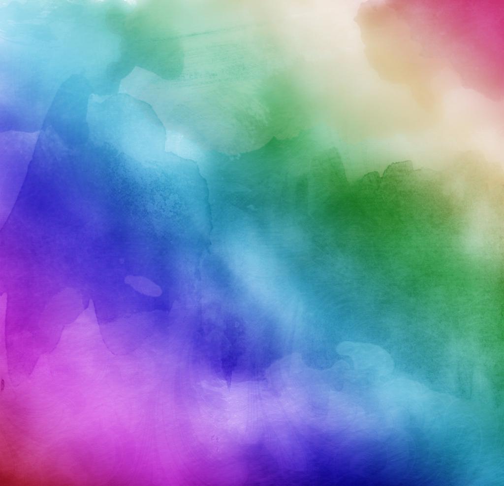 水彩,彩虹的颜色,丁香,紫罗兰色高清壁纸