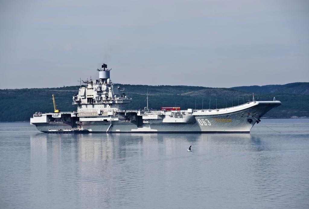 库兹涅佐夫海军上将,重型,航空母舰,巡洋舰,海上