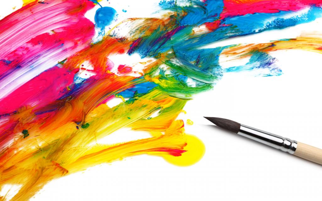 颜色,油漆,明亮,艺术家,绘画,画笔