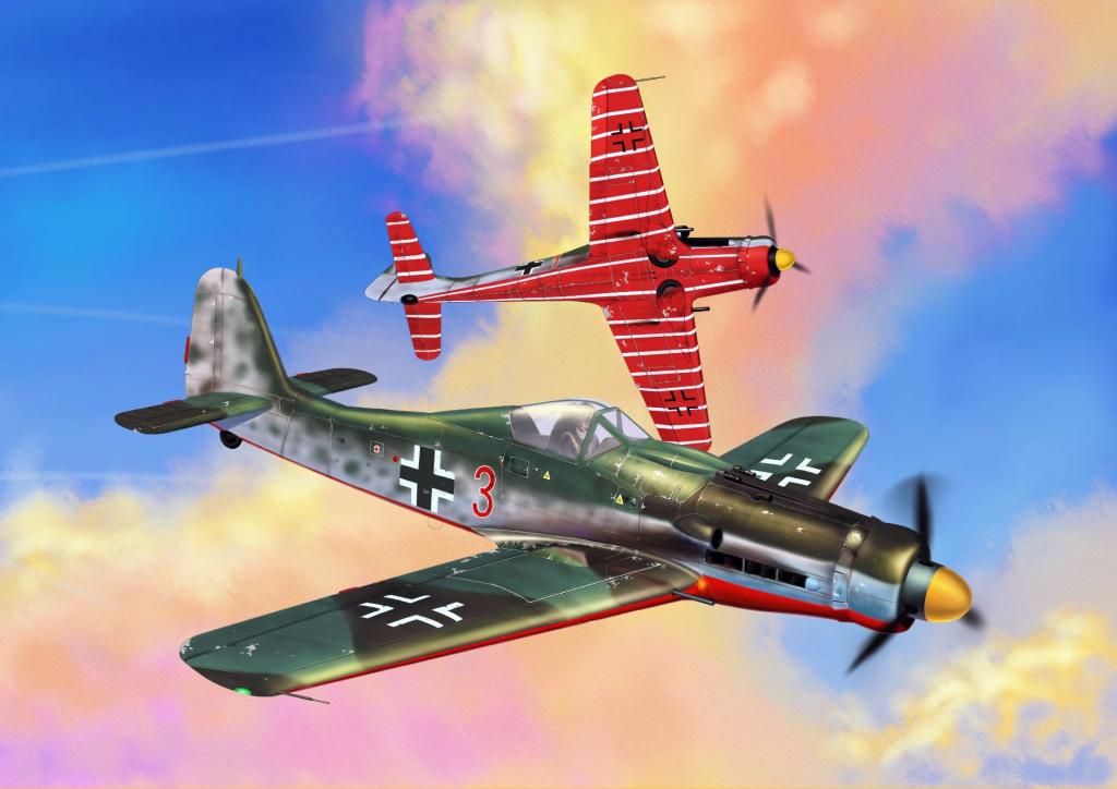 战斗机单翼飞机,艺术,活塞战斗机,德国,JV44,Fw.190D-9,德国空军,福克沃尔夫,第二次世界大战。