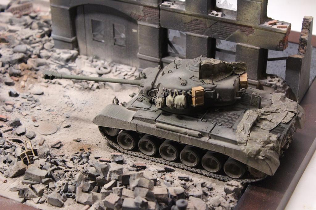 废墟,坦克,潘兴,模型,玩具