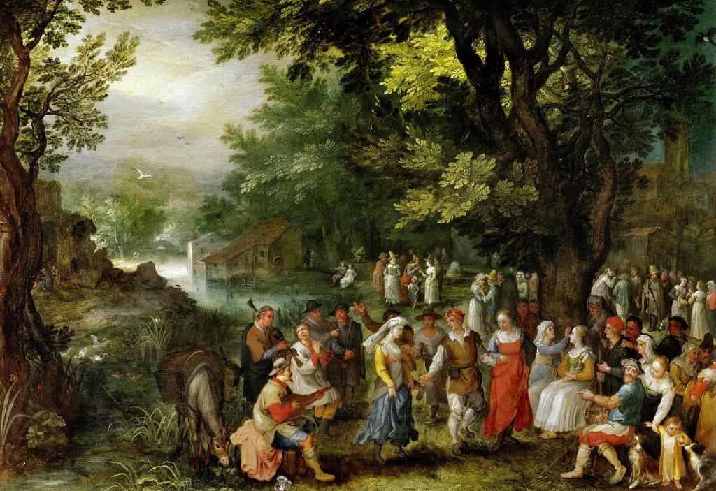 婚礼,流派,Jan Brueghel老人,图片