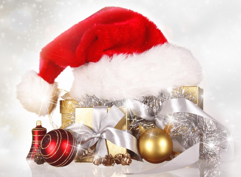 新年,礼品,玩具,磁带,黄金,球,圣诞节,假期,圣诞节,装饰,红色,颠簸,框,帽子,...