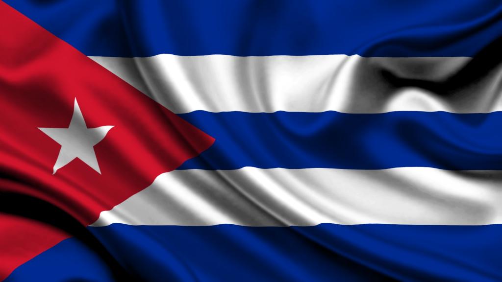 古巴共和国国旗图片
