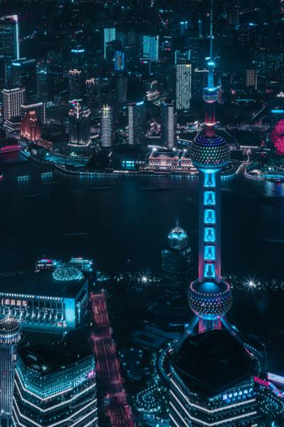 上海的夜景