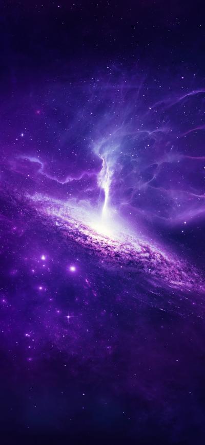 紫色星云绚丽手机壁纸