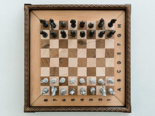 国际象棋开局布置图